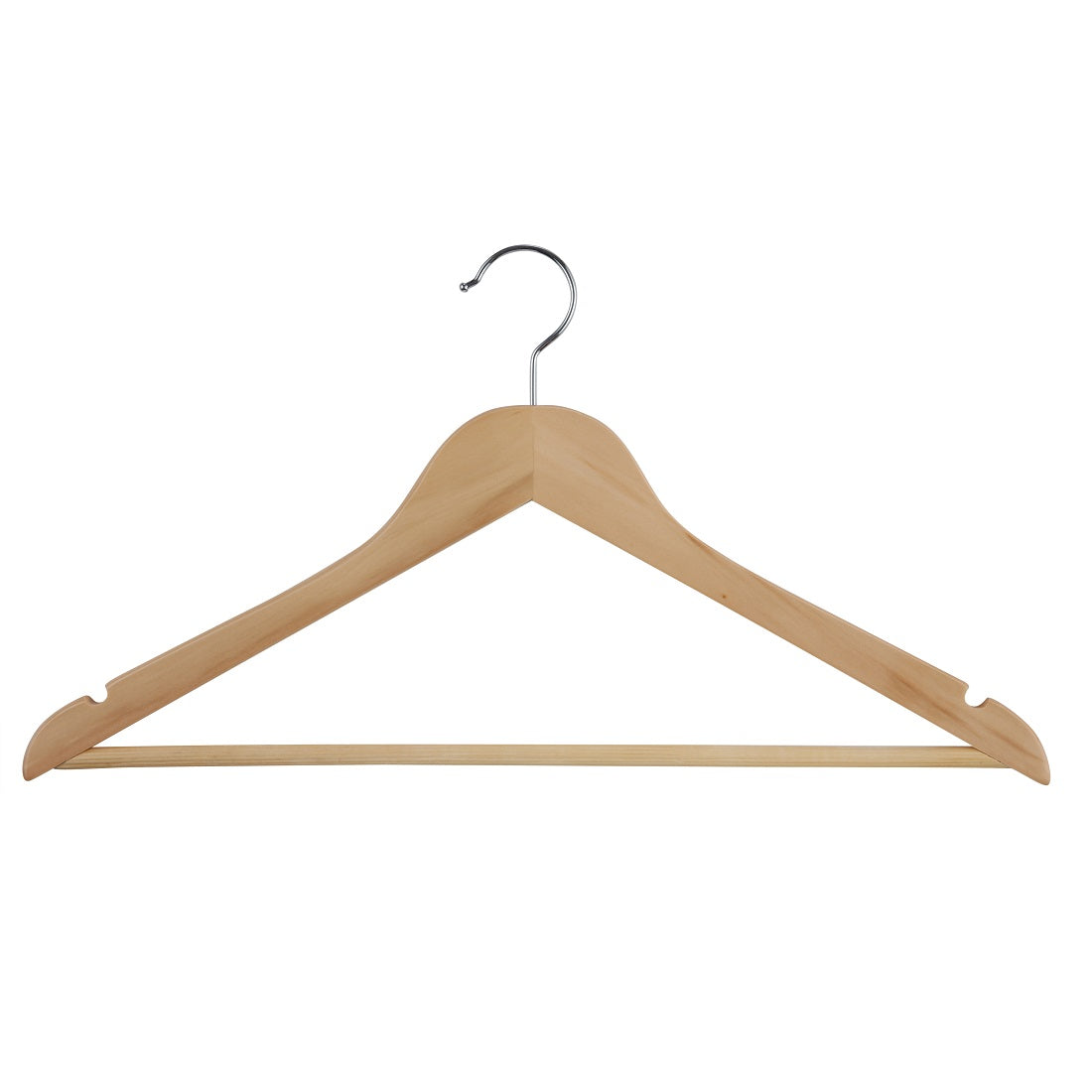 Wooden hanger - Nature - 50 pcs.