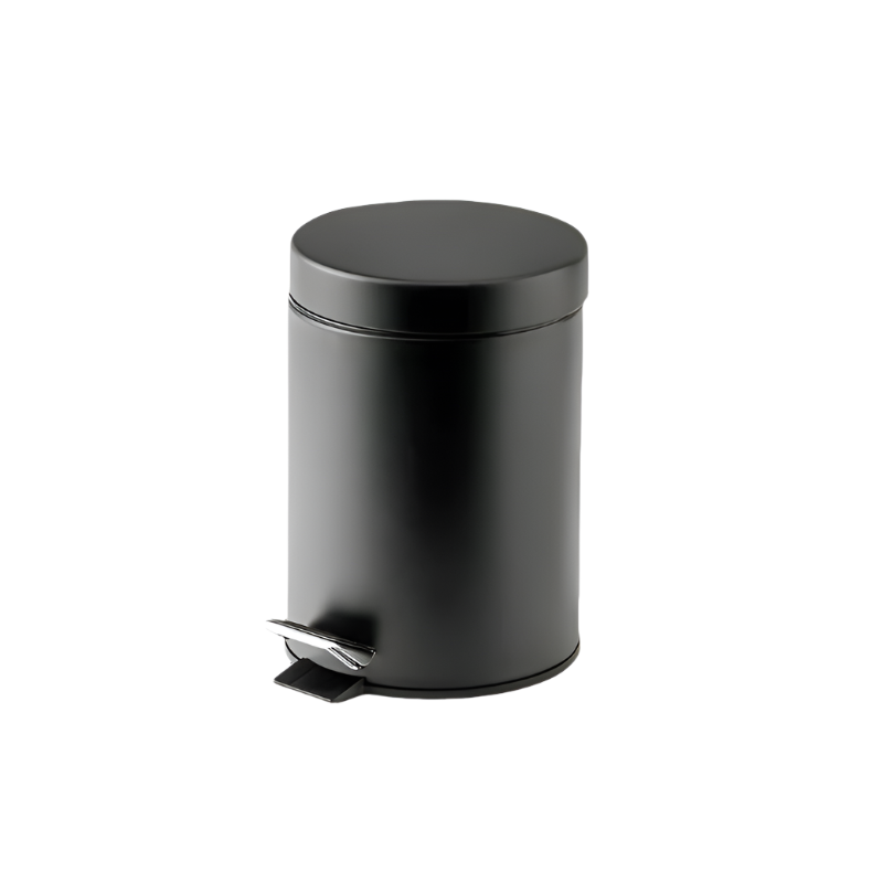 PORTO pedal bin - Matt black - Soft close