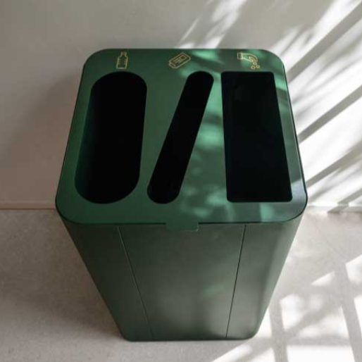 DROP TOP - Triple - Waste bin