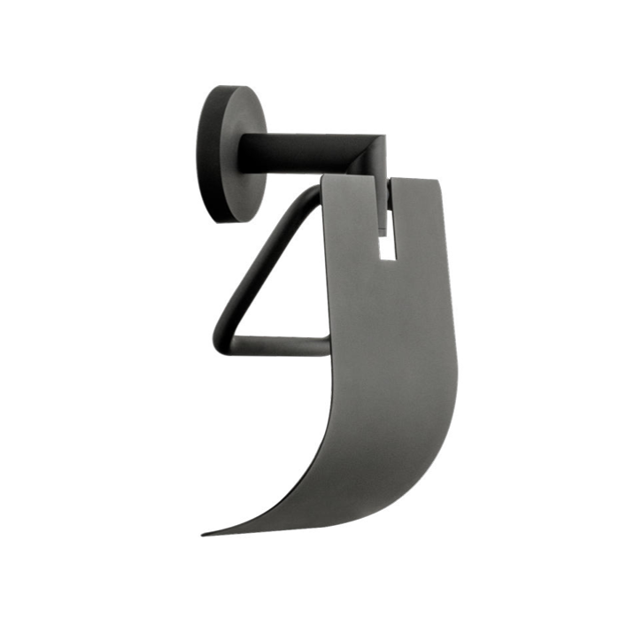 Aveto toilet roll holder with lid