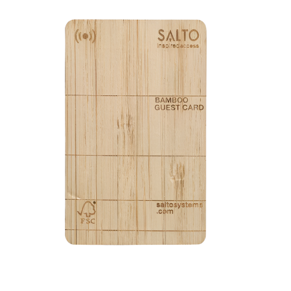 RFID Wooden Hotel Keycard made from Bamboo material