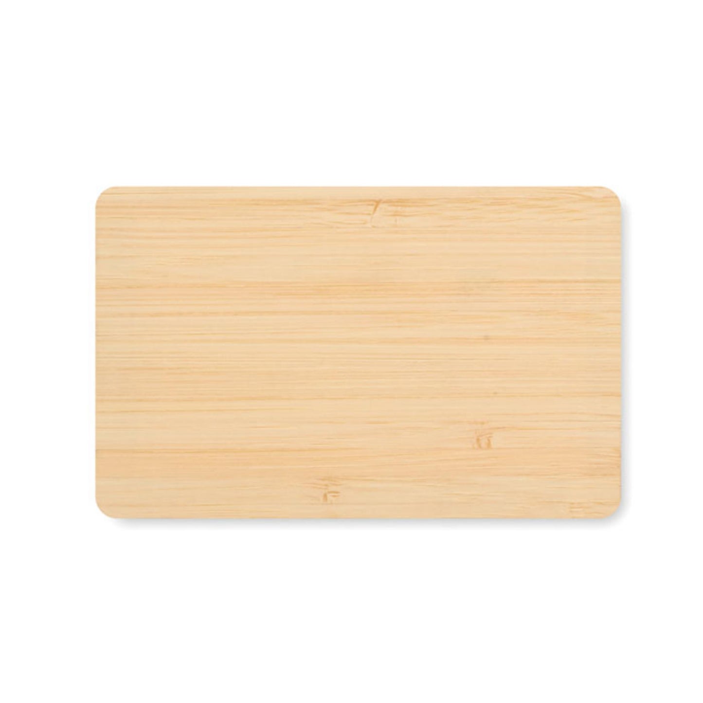 Logo RFID key card in Bamboo and wood