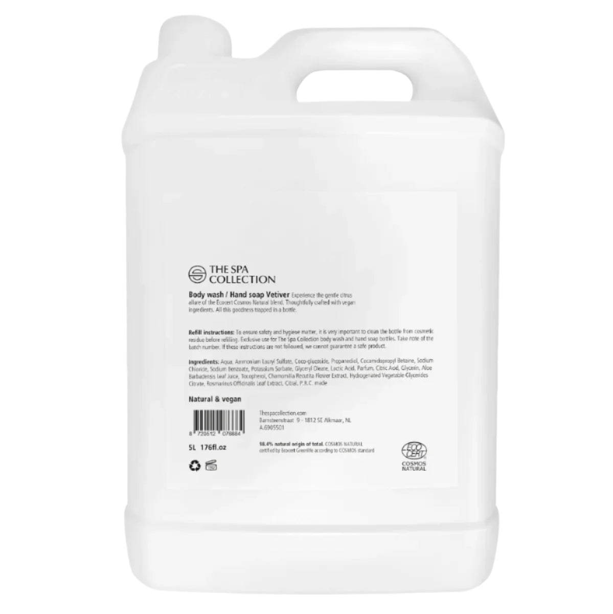 Vetiver body wash/hand soap - 5 liter - Ascot